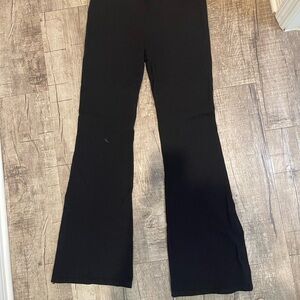 PINK Victoria's Secret Black Flare Leggings